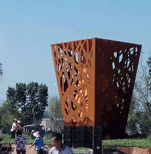 龙潭耐候钢板雕塑
